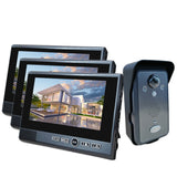 7 Inch Wireless Video Intercom in Private House Punch-Free Interphone Doorbell Video Entry Phone Intercoms for the Apartment