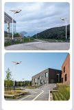 Super bright Split solar street light Waterproof LED Solar Street Light Backyard Street Lamps Security Flood Lighting wall lamp
