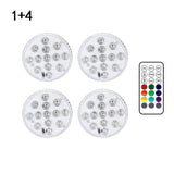USB Rechargeable Submersible Swimming Pool Light RGB Led Night Light with Suction Cup RF Control Outdoor Garden Underwater Lamp