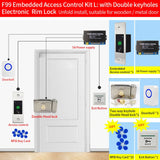 12V DC RFID Reader Keyless Door Opener Metal  Access Control Keypad 800 Users Mini  IP66 Waterproof Embedded Fingerprint Reader
