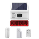 433MHz Wireless light Flash Strobe Outdoor Solar Waterproof Siren -Home Burglar Wifi GSM Home Security Alarm System