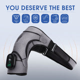 Electric Shoulder Massager Heating Vibration Massage Support Belt Knee Arthritis Pain Relief Thermal Physiotherapy Brace
