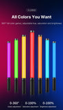 Handheld RGB Colorful Stick Light 19.68 inch Handheld LED Light Wand CRI 95+ 2500K-9000K Photography Studio Lamp