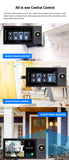 7-inch Wifi Smart Home One Click On Control Panel Multifunction Integrated Tuya Zigbee &amp; Bluetooth Gateway Electronic Panel