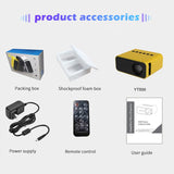Projector MINI Home Theater Cinema 3D LED Beamer Wired Wireless Sync Smart Phone Support Full HD 1080P Video