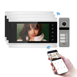 JeaTone WiFi Video Intercom Smart Tuya App Video Doorbell for Multi-Apartments with Remote Control Intercom in Private House