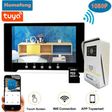 Homefong 1080P Tuya Smart IP Wireless Video Door Phone Wifi Video Intercom with Camera On the House Security Protection Motion