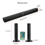 Wireless Bluetooth Speaker Home Theater Stereo Surround Multifunctional Subwoofer Support TV/Computer Foldable Split Soundbar