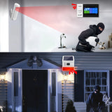433MHz Wireless light Flash Strobe Outdoor Solar Waterproof Siren -Home Burglar Wifi GSM Home Security Alarm System