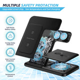 3 In 1 Wireless Charger For iPhone 14 13 12 Pro Max Mini 11 XS XR X 8 20W Fast Charging Stand For AirPods Pro Apple Watch 8 7 6