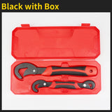 Onnfang 6-60mm Universal Wrench Multi-function Wrench Tool Home Repair Key Hand tool Adjustable Purpose Universal Pipe Wrench