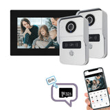 1080P Intercom in Private House Tuya Remote Unlock Intercoms for Home Video Entry Phone Door System Security Protection Doorbell