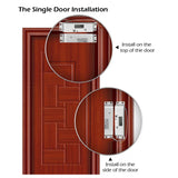 Electronic Mortise Locks Smart Electric Drop Bolt Lock DC12V with Adjustable Time Delay Fail Safe Mode for Access Control