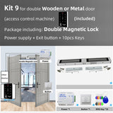 WiFi Door Access Control Keypad IP68 Waterproof RFID Keyboard Controller Reader Touch Door Opener APP Remote Unlock WG26/34