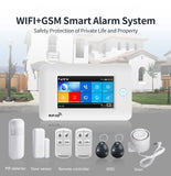 Smart Security Alarms For Home WIFI Wireless Home Alarm APP Remote Control Compatible With Alexa House Alarm Systems
