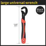 Onnfang 6-60mm Universal Wrench Multi-function Wrench Tool Home Repair Key Hand tool Adjustable Purpose Universal Pipe Wrench