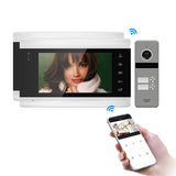 JeaTone WiFi Video Intercom Smart Tuya App Video Doorbell for Multi-Apartments with Remote Control Intercom in Private House