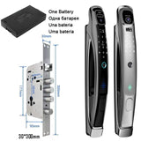 Wifi Tuya APP Face Recognition Smart Door Lock With Camera Video Call Voice Intercom Digital Door Lock Automatic Door Lock