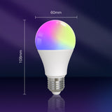 Tuya E27 Smart Light Bulb 9W LED Lamp Dimmable Bulb Timer RGBCW LED Light Smart Life App Control Support Alexa Google Home Alice