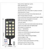 15000LM Solar Street Light Motion Sensor LED Solar Flood Lights Dusk to Dawn Outdoor IP66 Waterproof LED Security Lamp For Yard