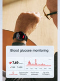 ECG+PPG Painless Non invasive Blood Glucose Smart Watch Men sangao Laser Treatment Blood Pressure Health Sports Smartwatch Men