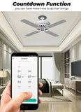 Tuya Mini Fan Speed Switch WiFi Ceiling Fan Controller Smart Life  APP Remote Timing Voice Control Works With Alexa Google Home