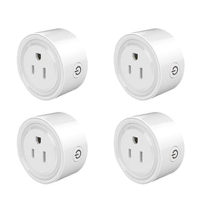 4Pcs 10A US WiFi TUYA Smart Plug Socket Remote Control Home Appliances Smart Living Works With Alexa Google Home