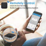 Electronic Smart Lock With Biometric Fingerprint /APP Remotely /IC Card /Password Keypad Unlock Door Latch Deadbolt Locks