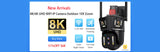 Looline 4K 8MP Linkage IP Camera Outdoor Three Lens Dual Screen WiFi PTZ 10X Optical Zoom Auto Tracking 2-Way Talk CCTV Camera