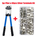 260/240/60CPS Assortment Car Auto Copper Ring Terminal Wire Crimp Connector Bare Cable Battery Terminals Soldered Connectors Kit