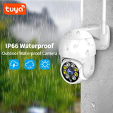 YAOSHENG Outdoor Tuya WiFi 5MP 3MP 2MP PTZ IP Camera AI Human Detection Audio 1080P Wireless Security Wifi Camera