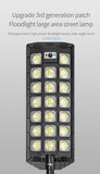 Motion Sensor Outdoor Solar Lamp Waterproof Wall LED Lamp with 3 Lighting Mode Solar Powered Lights for Garden Patio