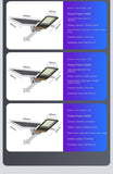 Super bright Split solar street light Waterproof LED Solar Street Light Backyard Street Lamps Security Flood Lighting wall lamp
