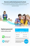 TTLOCK QR Code Access Control Reader 13.56Mhz Rfid IP67 Waterproof Keypad QRcode Scanner K3Q +G2 Hub Work with Alexa Google Home