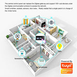 7-inch Wifi Smart Home One Click On Control Panel Multifunction Integrated Tuya Zigbee &amp; Bluetooth Gateway Electronic Panel