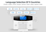 Smart Home GSM Security Alarms For Home WIFI Wireless Home Alarm For Garage Residential House Security Alarms Support Alexa