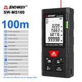 SNDWAY Laser Range Finder Laser Rangefinder Laser Distance Meter Digital Measuring Device Tool Electronic Tape Laser Trena TG MT