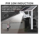 5MP 4G SIM Card Security Floodlight IP Camera Wireless 1080P Outdoor PTZ CCTV Surveillance Cam 40W 20A Battery Solar Panel CamHi
