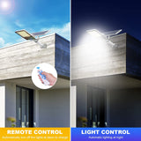 Super bright Split solar street light Waterproof LED Solar Street Light Backyard Street Lamps Security Flood Lighting wall lamp