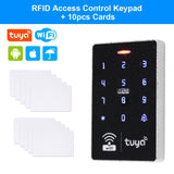 WiFi Door Access Control Keypad IP68 Waterproof RFID Keyboard Controller Reader Touch Door Opener APP Remote Unlock WG26/34