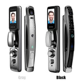 Wifi Tuya APP Face Recognition Smart Door Lock With Camera Video Call Voice Intercom Digital Door Lock Automatic Door Lock