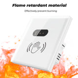 SMATRUL Wall Smart Light Switch Infrare IR Sensor No Need Touch EU UK 220V 110V Glass Screen Panel Electrical Power On Off Lamp