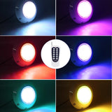 48W IP68 Waterproof LED Swimming Pool Lights Wall-Mounted Underwater Light AC12V Color Changing RGB Lamp with Remote Control