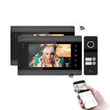 JeaTone WiFi Video Intercom Smart Tuya App Video Doorbell for Multi-Apartments with Remote Control Intercom in Private House