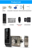 IP65 Waterproof TTLock Fingerprint Smart Door Lock Outdoor Gate Bluetooth Password 13.56MHz IC Card Deadbolt Lock+Mechanical Key
