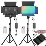 RGB Photo Light LED Photo Studio Light Camera Phone Video Recroding RGB Panel Lamp LED Vdieo Light for YOUTUBE Tiktok LIVE