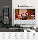 Anjielo 7Inch HD Video Intercom Camera Doorbell with Motion Detection Night Vision Security 1200tvl With DND Mode For Home