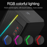 REDRAGON GS520 Anvil Aux 3.5mm Stereo Surround Music RGB Speakers Sound Bar for Computer 2.0 PC Home Notebook TV Loudspeakers