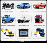 12V/24V 8A Full Automatic Battery chargers Digital LCD Display Car Battery Chargers Power Puls Repair Chargers Wet Dry Lead Acid