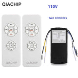 QIACHIP Wifi Fan Light Smart Switch Ceiling Fan Light Adjustable Fan Speed Controller for Alexa Google Home